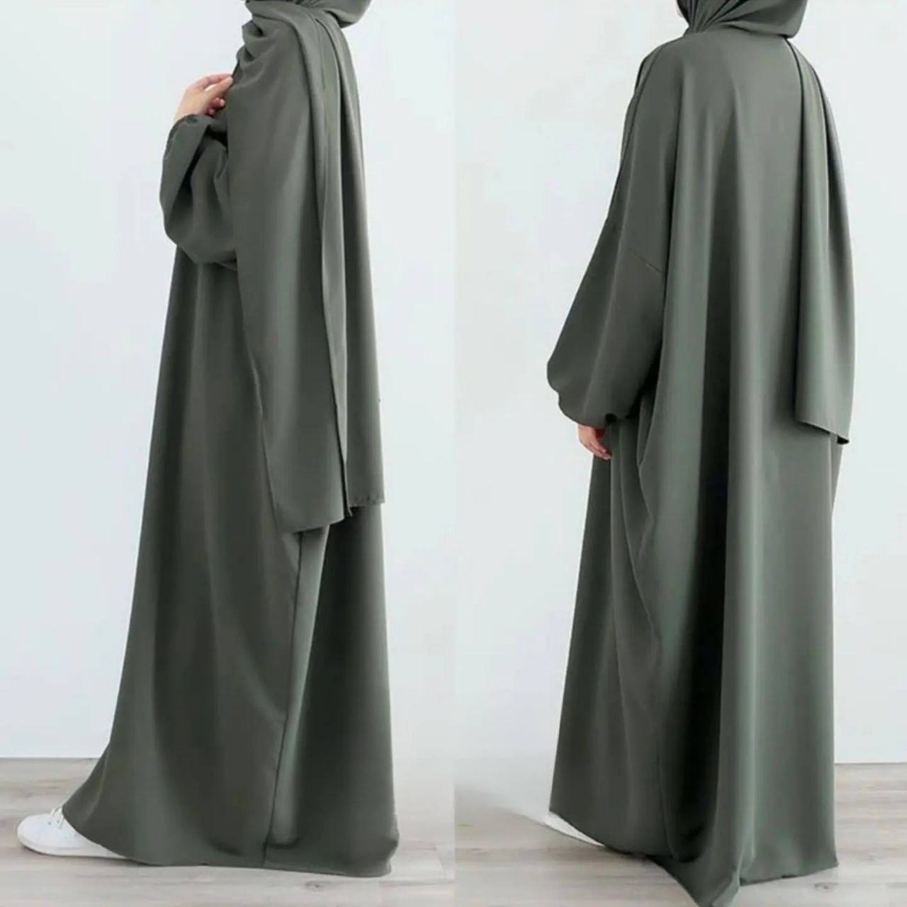 MEHREEN KAFTAN ABAYA | OLIVE