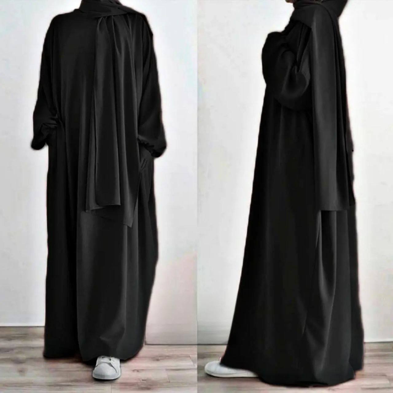 MEHREEN KAFTAN ABAYA | BLACK