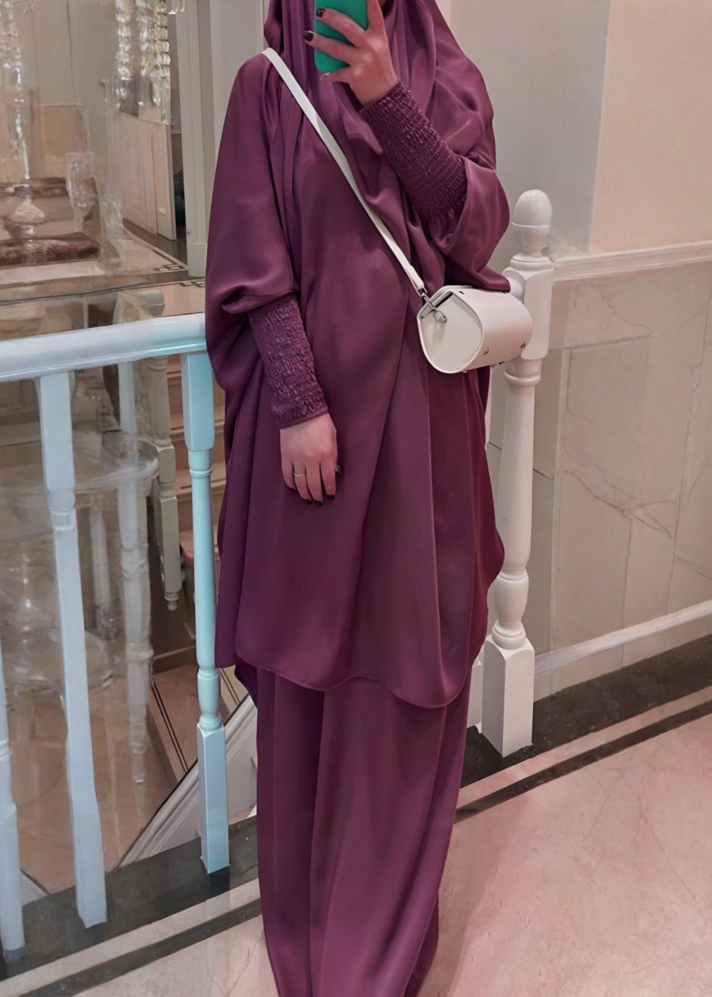 2 PIECE JILBAB | MAUVE PINK