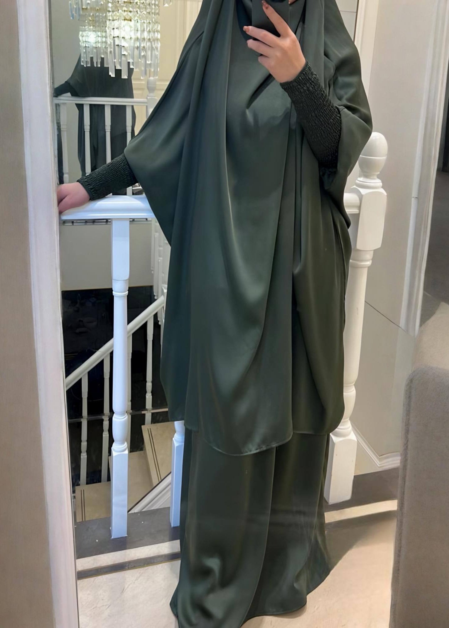 2 piece Jilbab | OLIVE