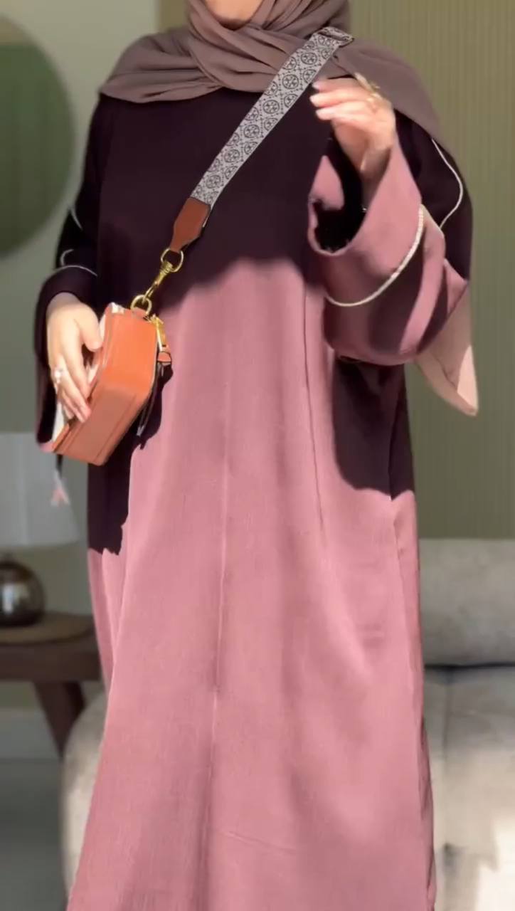 HOORAIN KOREAN ABAYA | BROWN