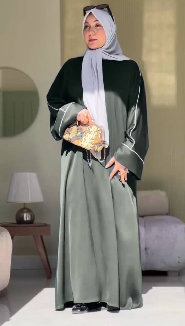 HOORAIN KOREAN ABAYA | PISTA GREEN