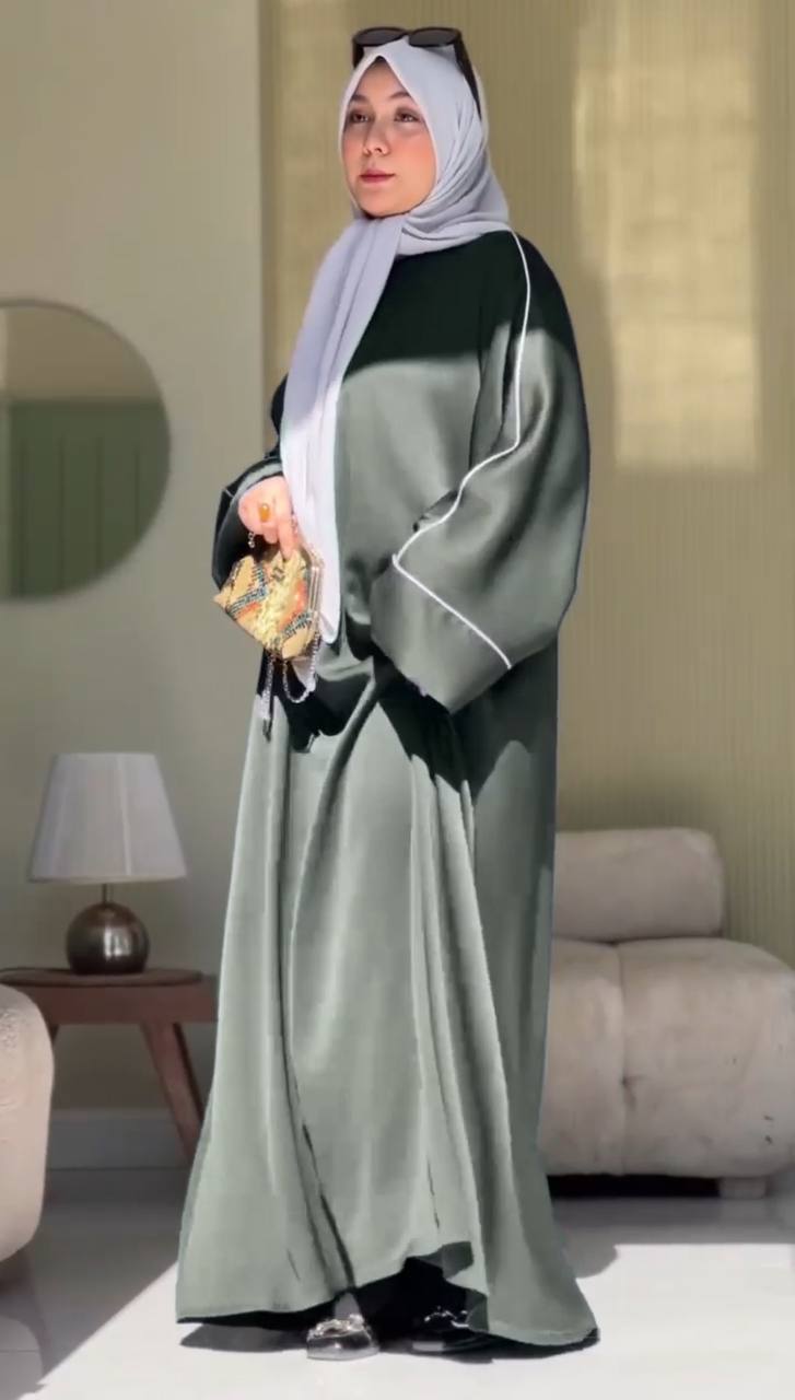 HOORAIN KOREAN ABAYA | PISTA GREEN