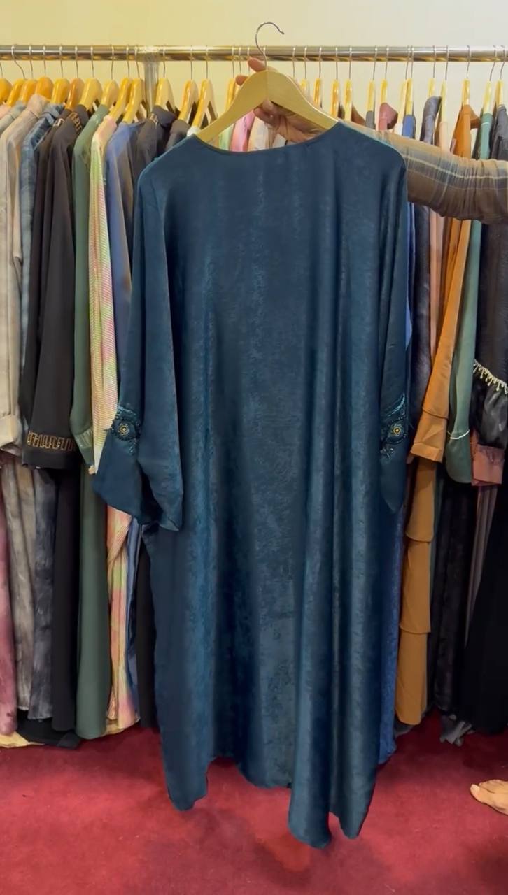 Gulafsha Premium Simmer Handwork Kaftan Abaya