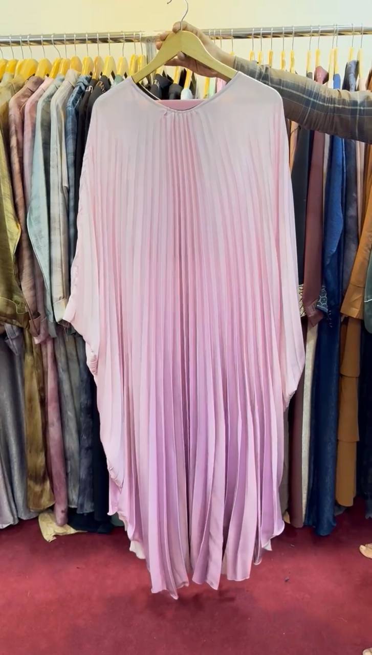 HUDA KAFTAN ABAYA | DS-BABY PINK