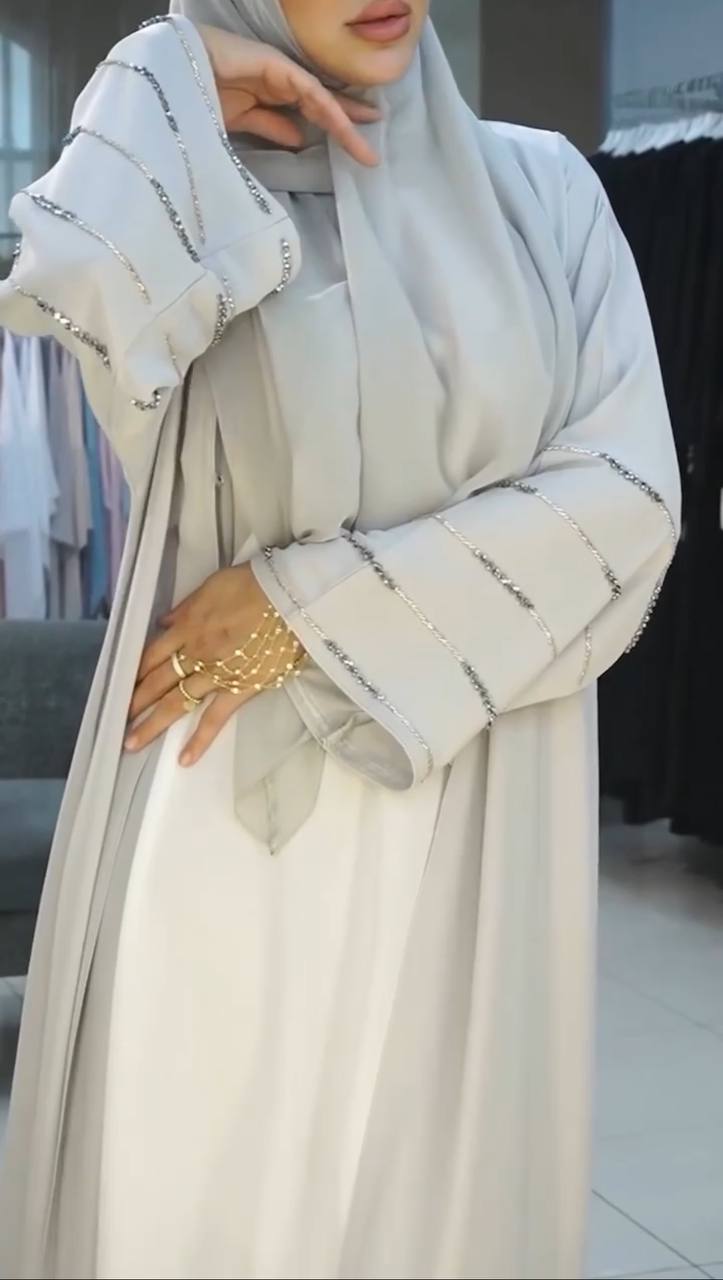 IRSA DOUBLE SHRUG BRIDLE ABAYA