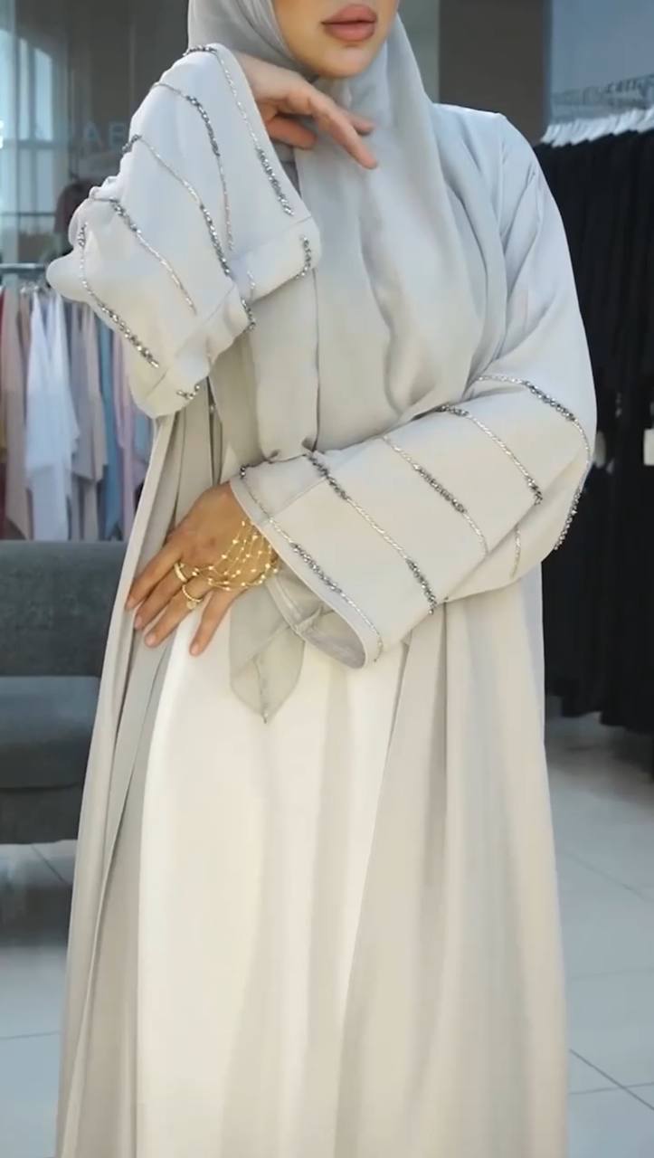 IRSA DOUBLE SHRUG BRIDLE ABAYA