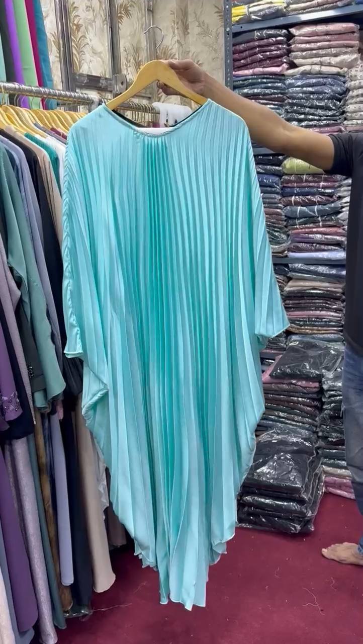 HUDA KAFTAN ABAYA | SEA-GREEN