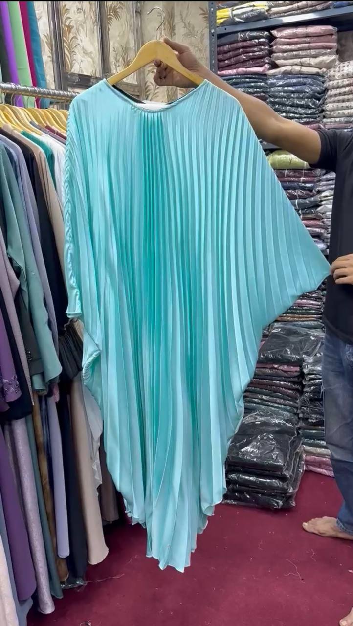 HUDA KAFTAN ABAYA | SEA-GREEN