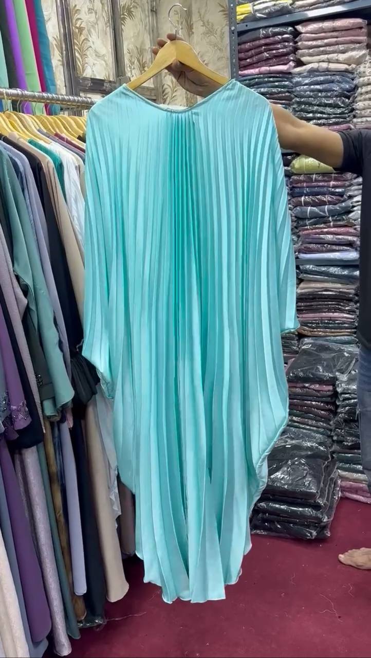 HUDA KAFTAN ABAYA | SEA-GREEN