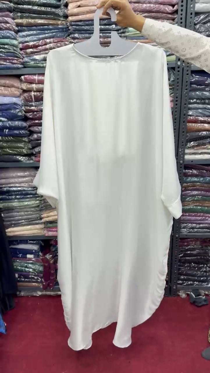 AL-ZAINAB BROACH ABAYA |  WHITE