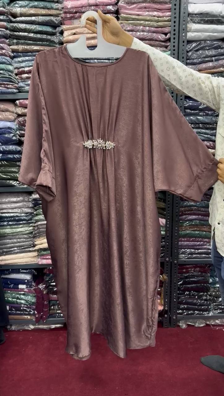 AL-ZAINAB BROACH ABAYA | DUSTY PINK