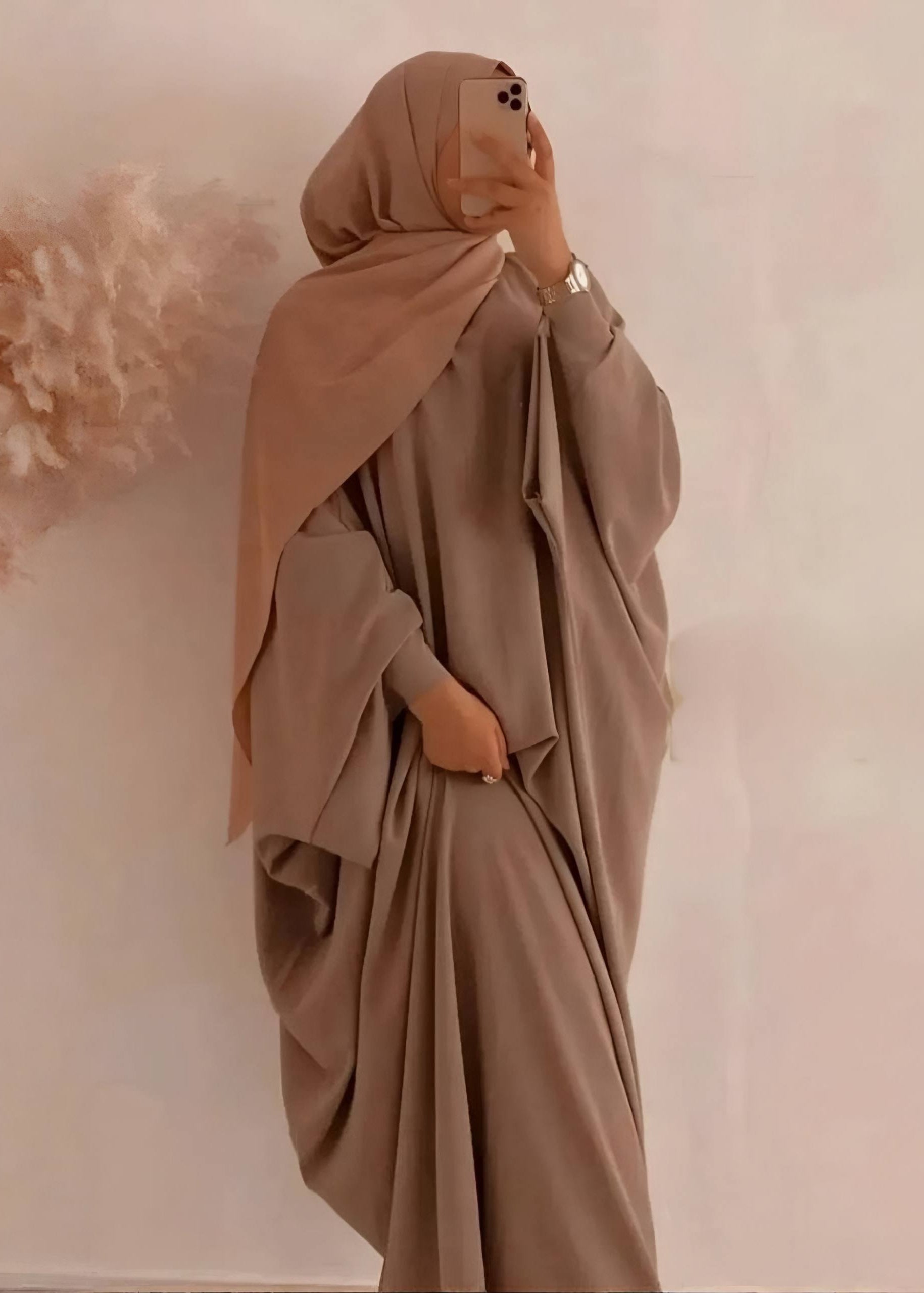 AREBIYAN KAFTAN ABAYA | GHESTNUT LITE