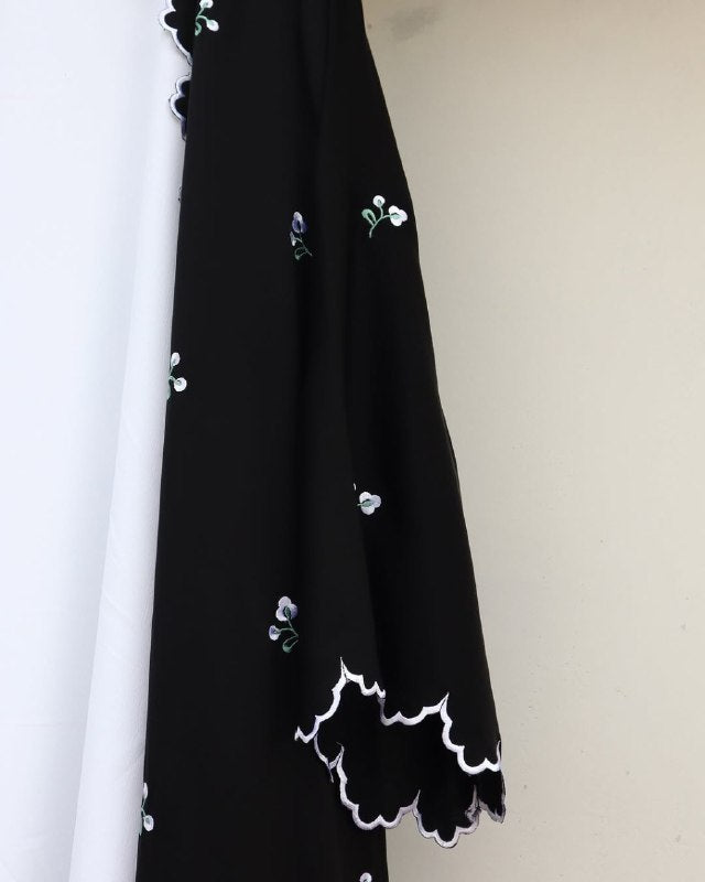 TEHMINA DOUBLE SHRUG ABAYA | B2W