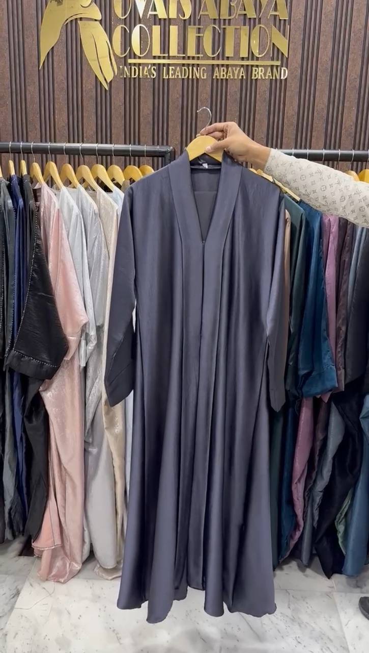 Hayate DXB Kimono Abaya - DARK GRAY ( Eid Edition )