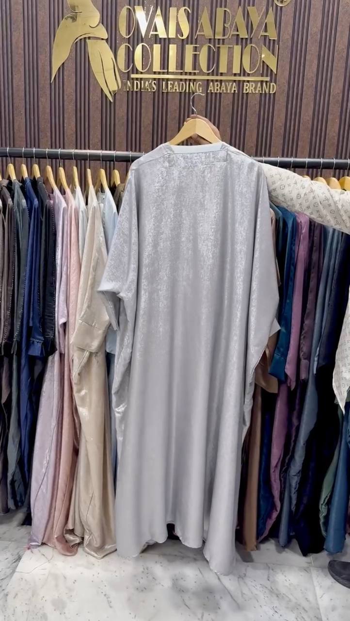 AL-HURIYA DOUBLE SHRUG ABAYA | GRAY