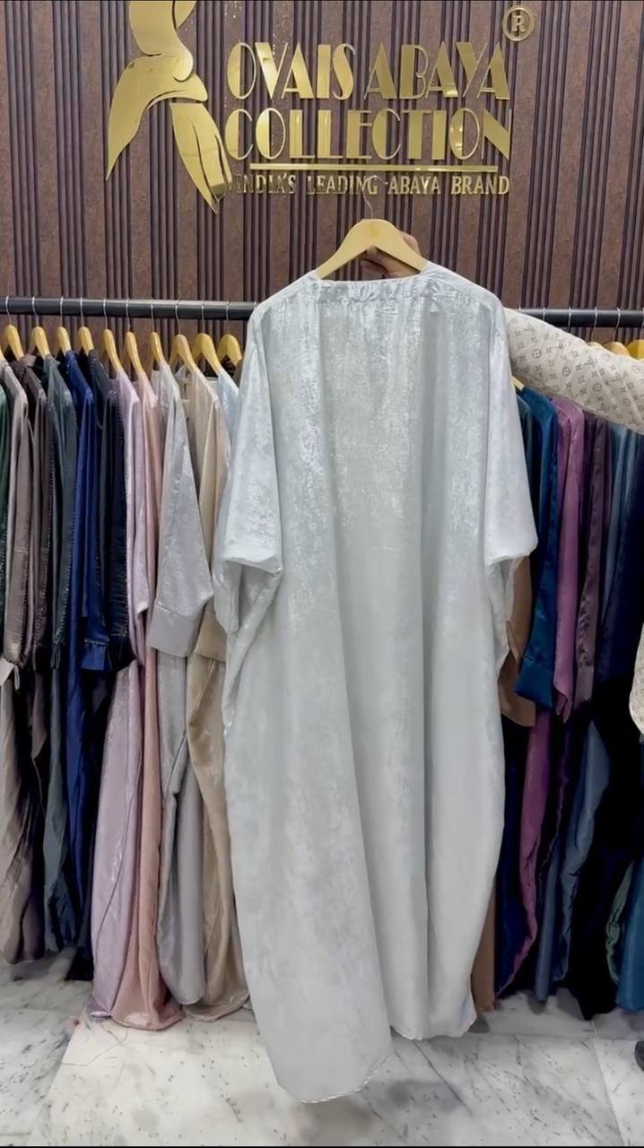 AL-HURIYA DOUBLE SHRUG ABAYA | WHITE