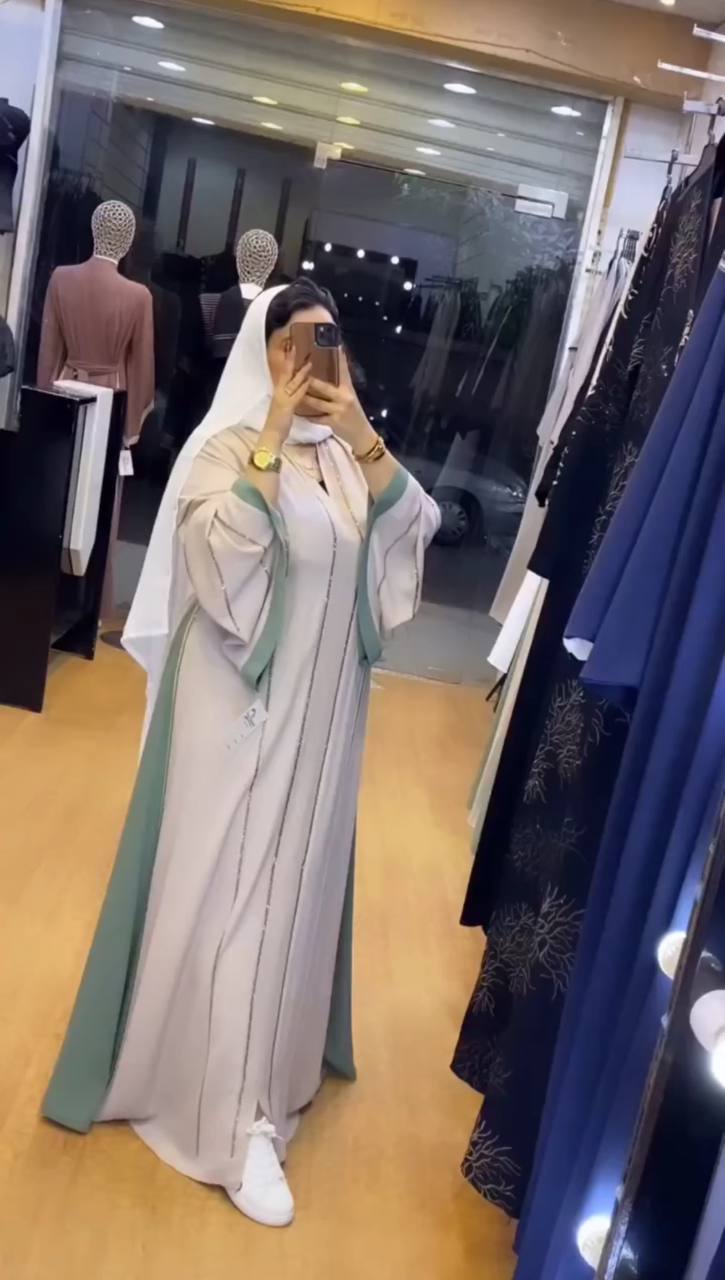 AL-ALINA FULLY CLOSED ABAYA | NUDE