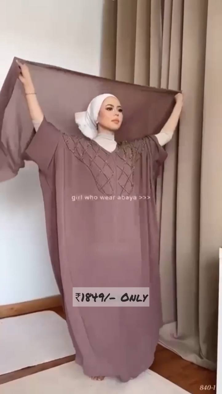 NURUL KAFTAN ABAYA | PINK