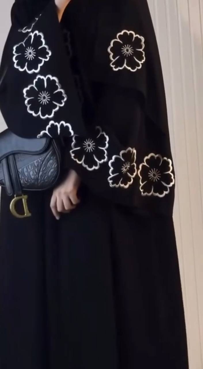FARHA A-LINE BELL SLEEVE ABAYA