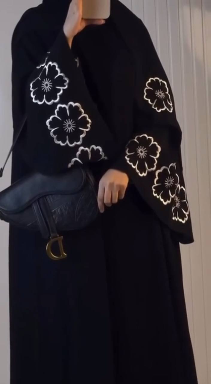 FARHA A-LINE BELL SLEEVE ABAYA