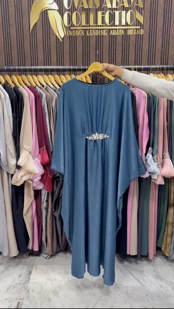 AL-ZAINAB BROACH ABAYA | SKY BLUE