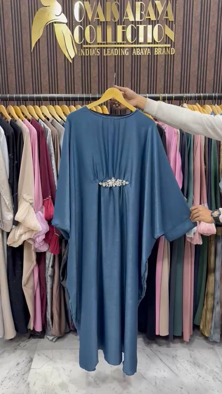 AL-ZAINAB BROACH ABAYA | SKY BLUE