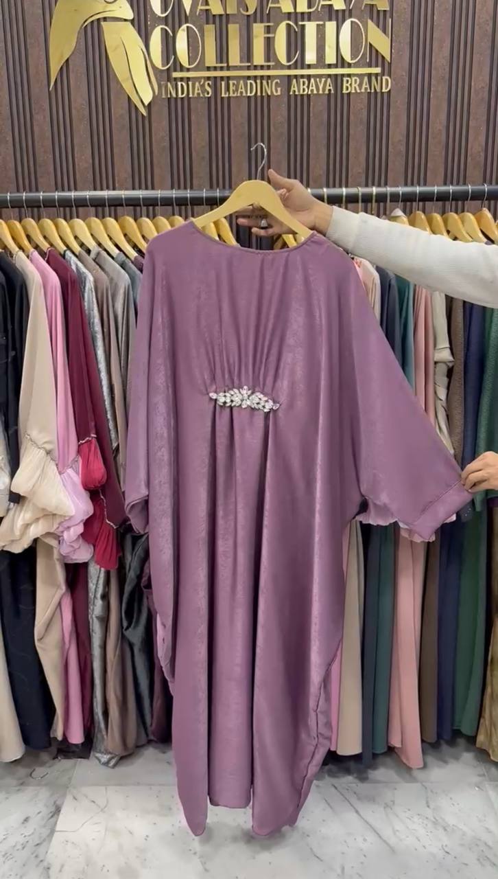 AL-ZAINAB BROACH ABAYA |  LITE PINK