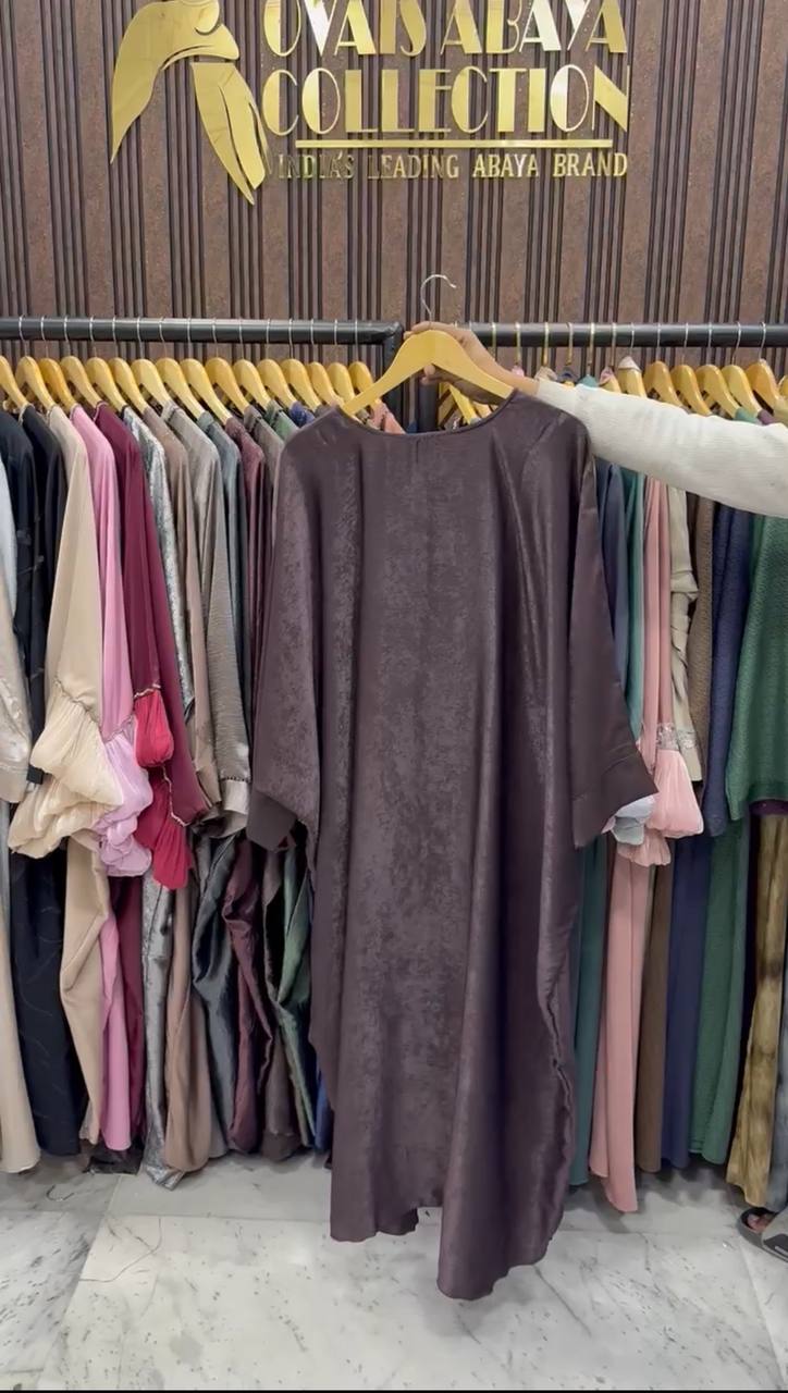 AL-ZAINAB BROACH ABAYA | COFFEE