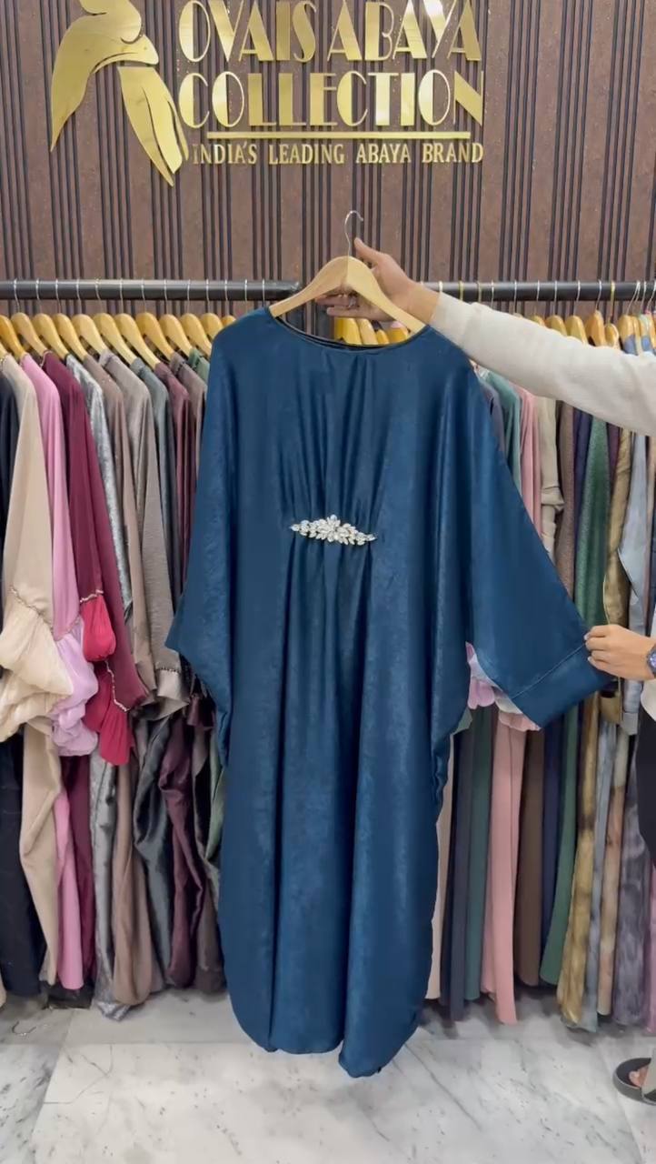 AL-ZAINAB BROACH ABAYA | TEAL