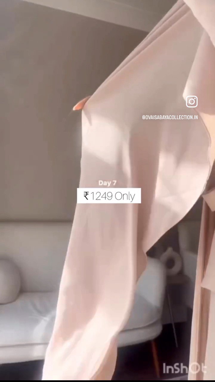 DUBAI CRUSH DOUBLE SHRUG ABAYA | SPECIAL NUDE