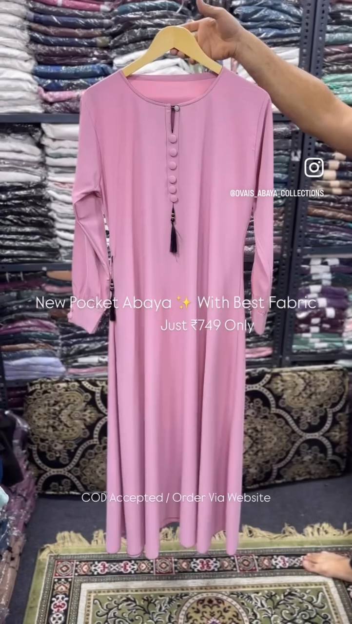 ARABIYA POCKET ABAYA ( NEW LAUNCH )