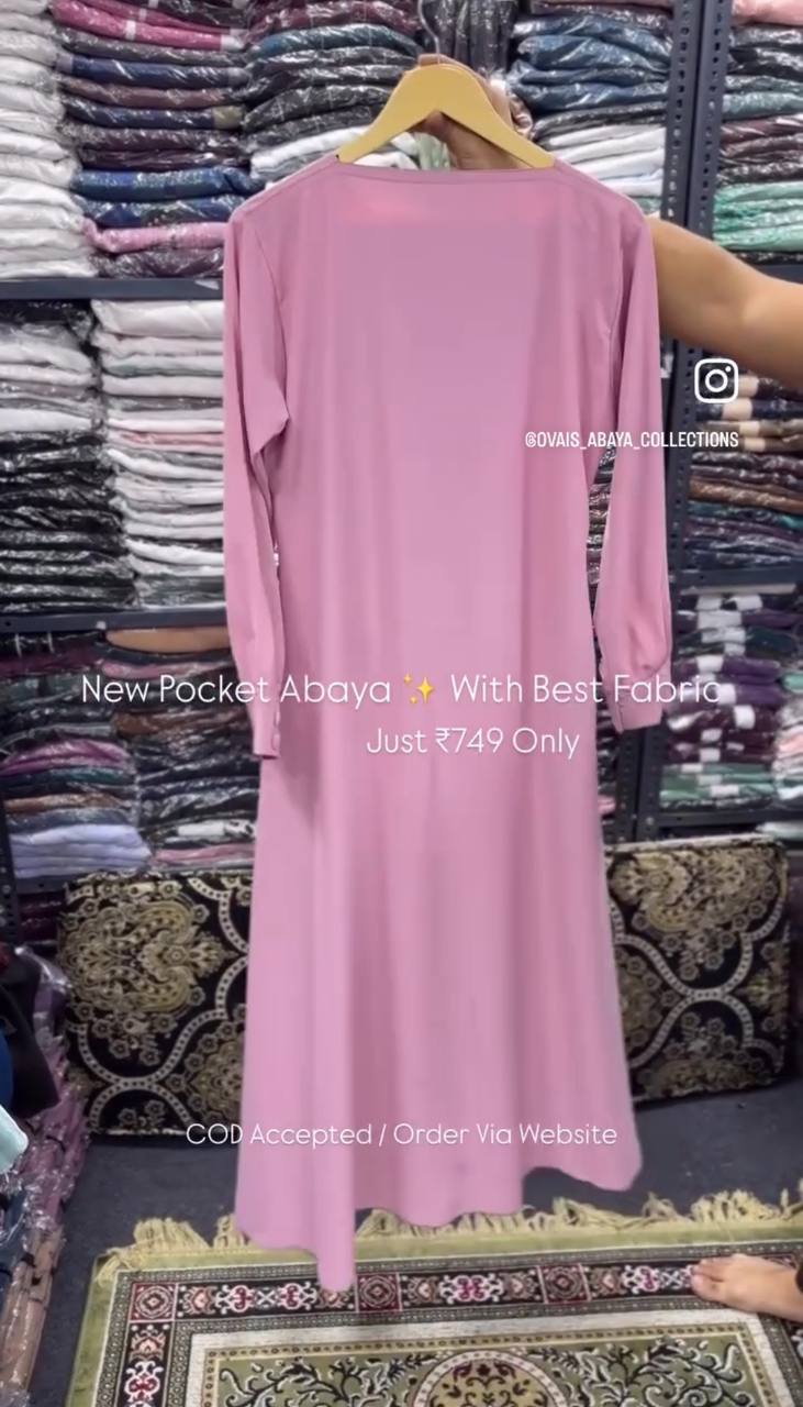 ARABIYA POCKET ABAYA ( NEW LAUNCH )