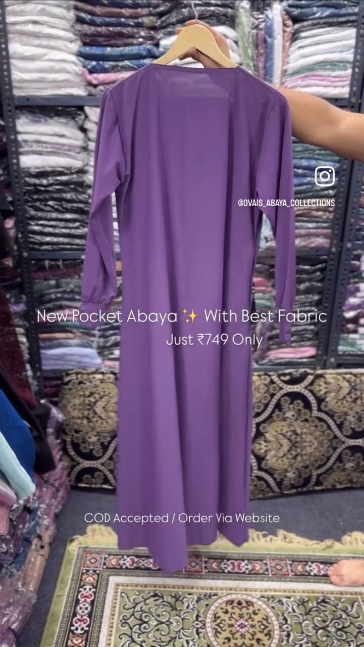 ARABIYA POCKET ABAYA ( NEW LAUNCH )