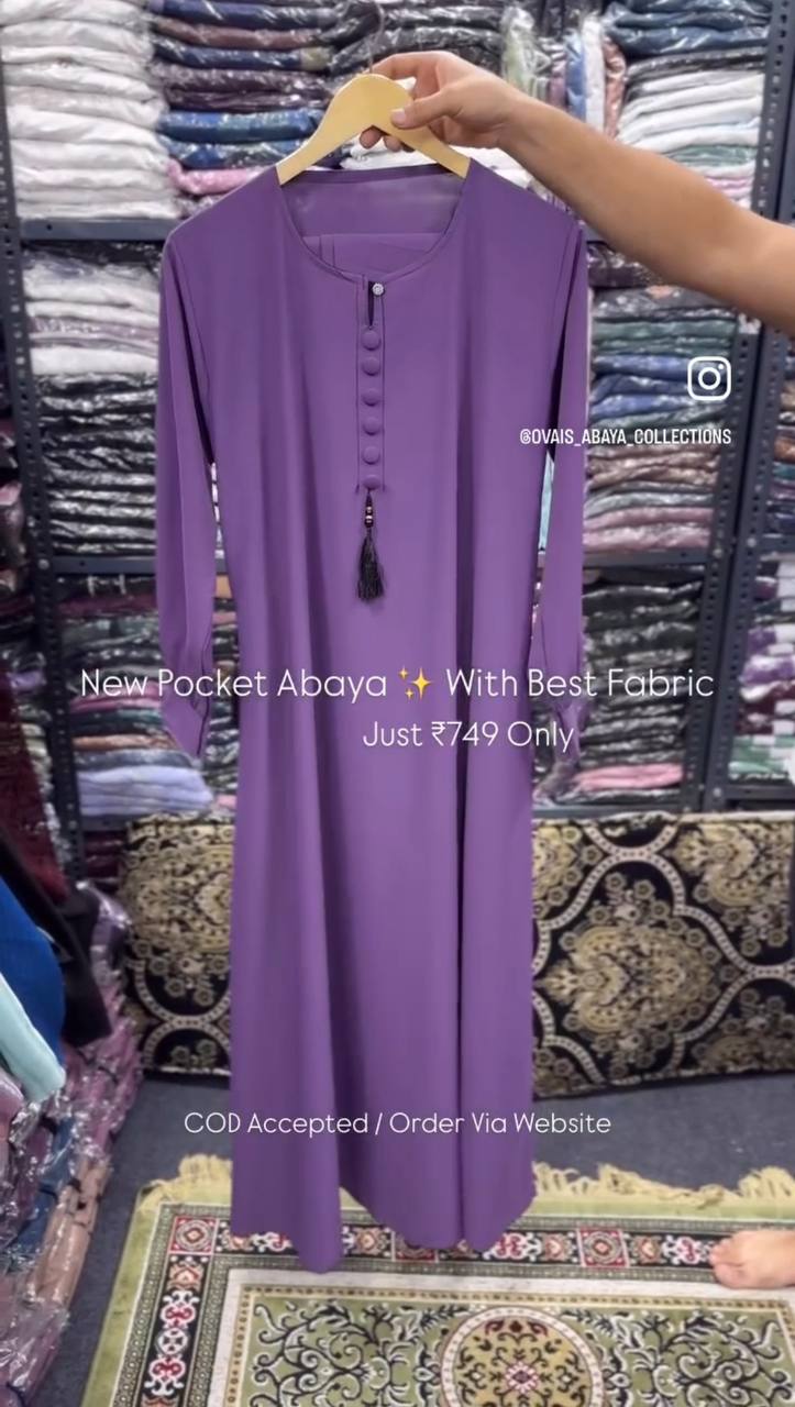 ARABIYA POCKET ABAYA ( NEW LAUNCH )