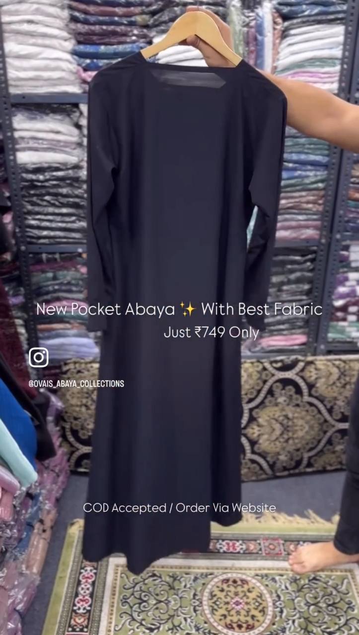 ARABIYA POCKET ABAYA ( NEW LAUNCH )