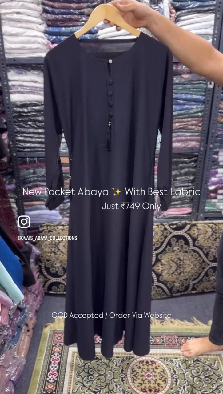ARABIYA POCKET ABAYA ( NEW LAUNCH )