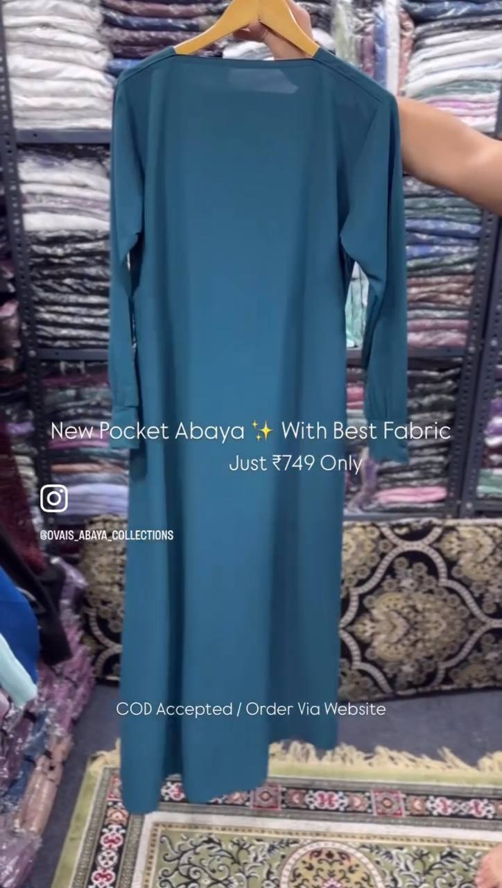 ARABIYA POCKET ABAYA ( NEW LAUNCH )