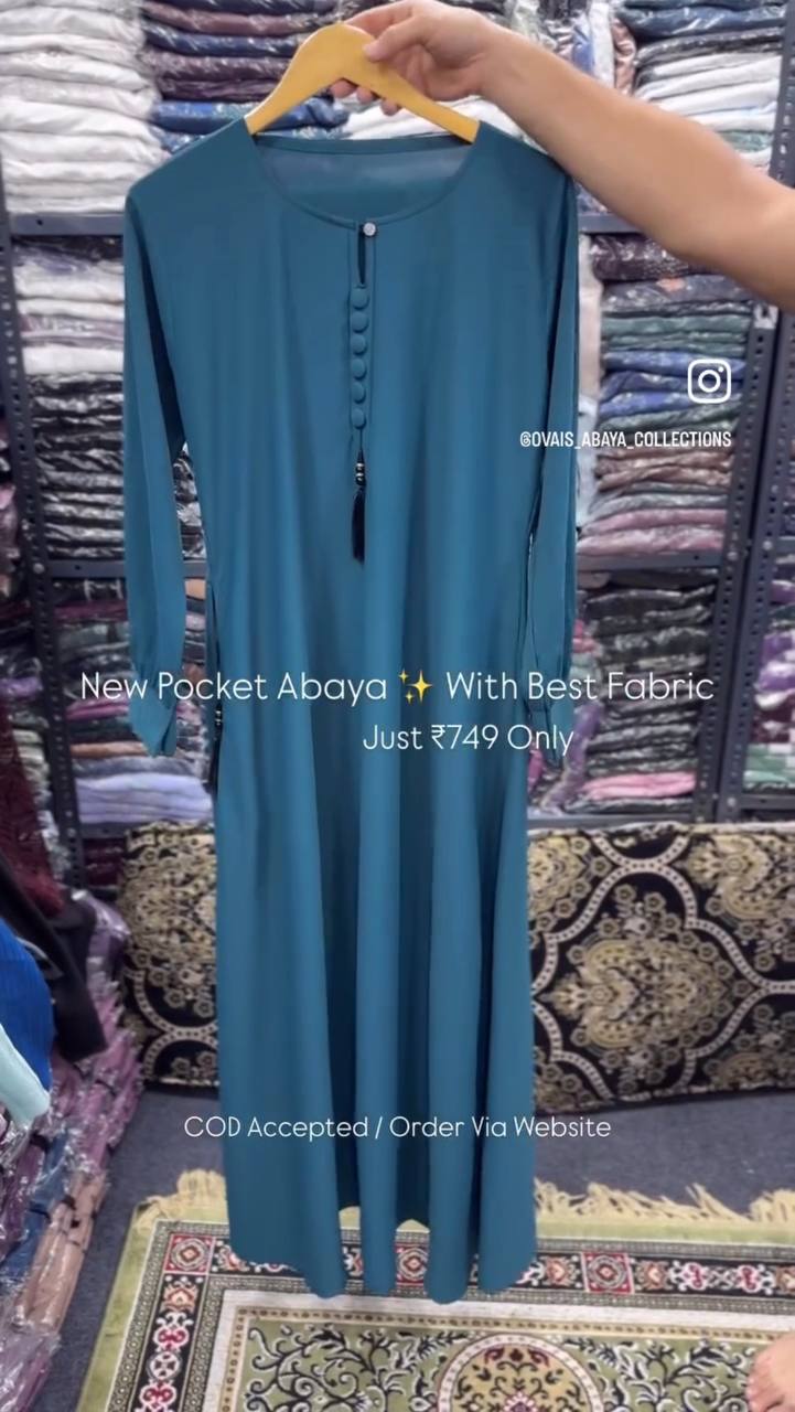 ARABIYA POCKET ABAYA ( NEW LAUNCH )