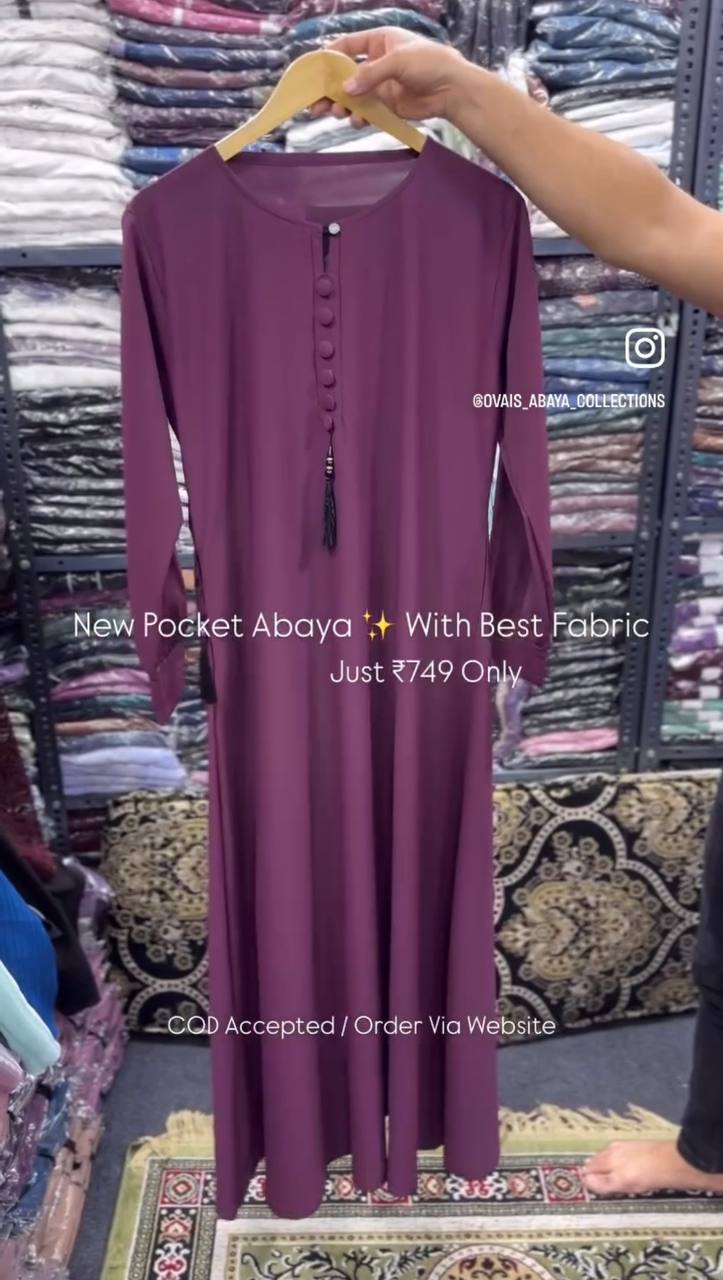 ARABIYA POCKET ABAYA ( NEW LAUNCH )
