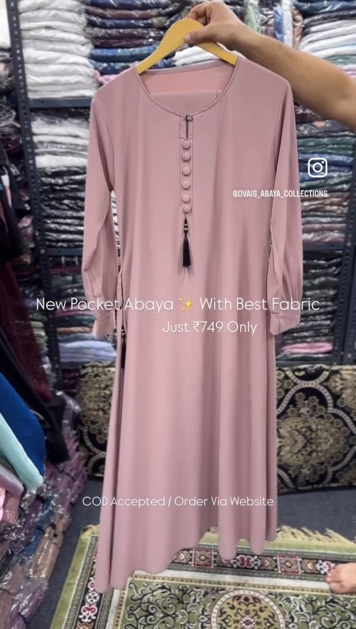 ARABIYA POCKET ABAYA ( NEW LAUNCH )