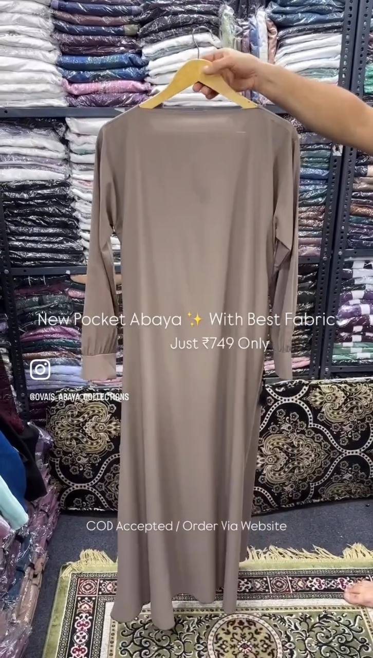 ARABIYA POCKET ABAYA ( NEW LAUNCH )