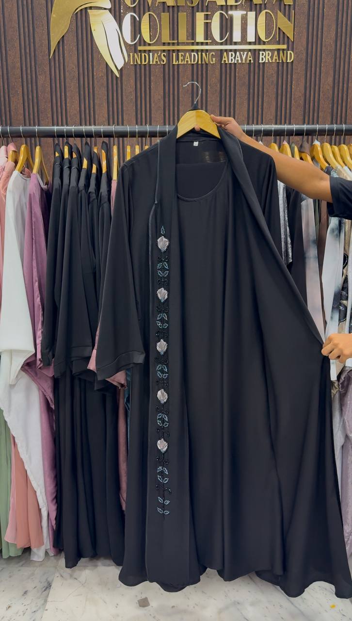 AL-ZOYA DOUBLE SHRUG COAT ABAYA | SHADE-06