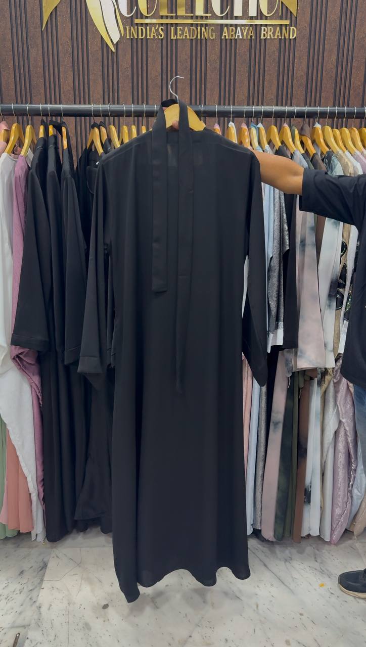 AL-ZOYA DOUBLE SHRUG BLAZER ABAYA | SHADE-01