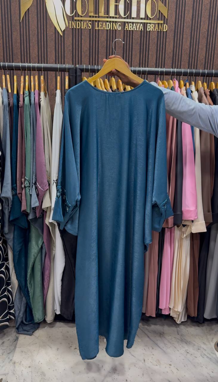 GULAFSHA HANDWORK ABAYA | BLUE