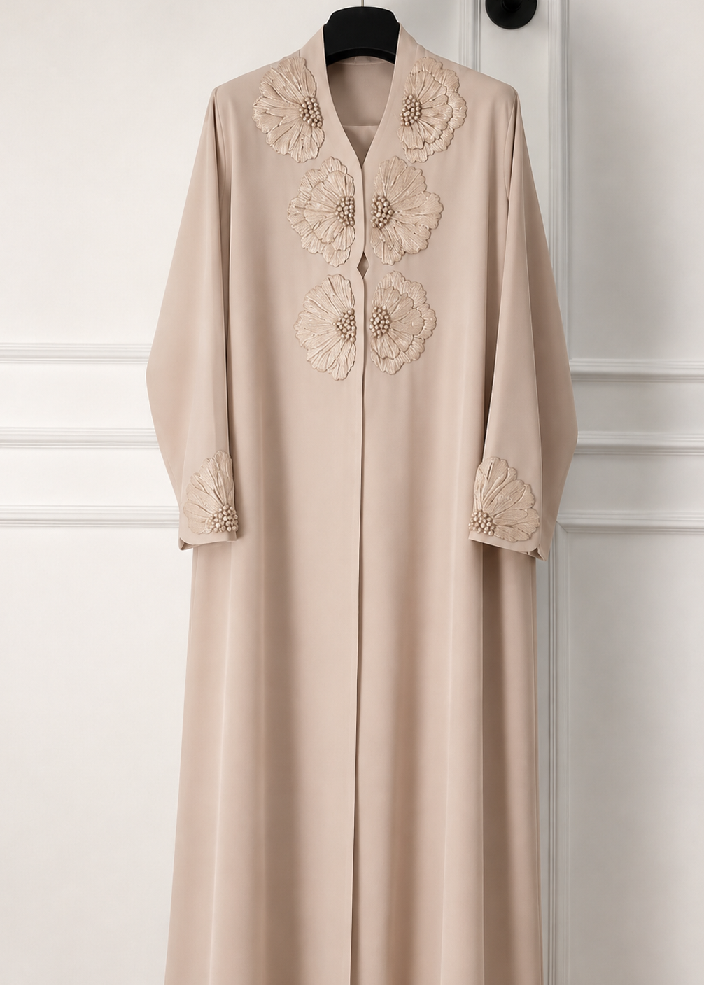 ILSAH FRONT OPEN ABAYA | NUDE