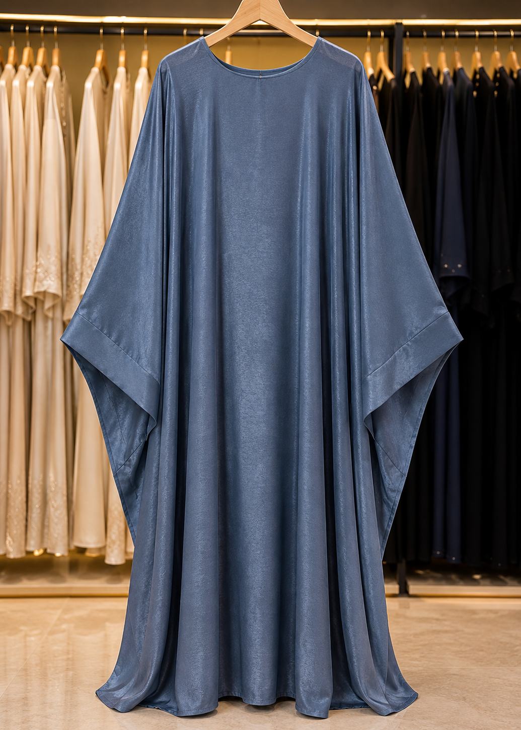 AREBIAN SIMMER KAFTAN ABAYA | GRAY