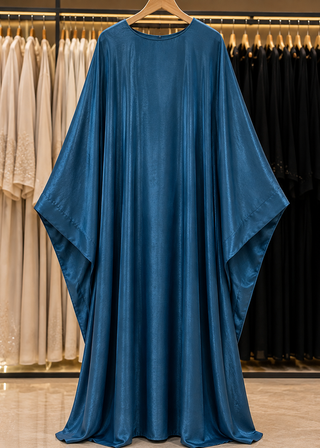 AREBIAN SIMMER KAFTAN ABAYA | TEAL