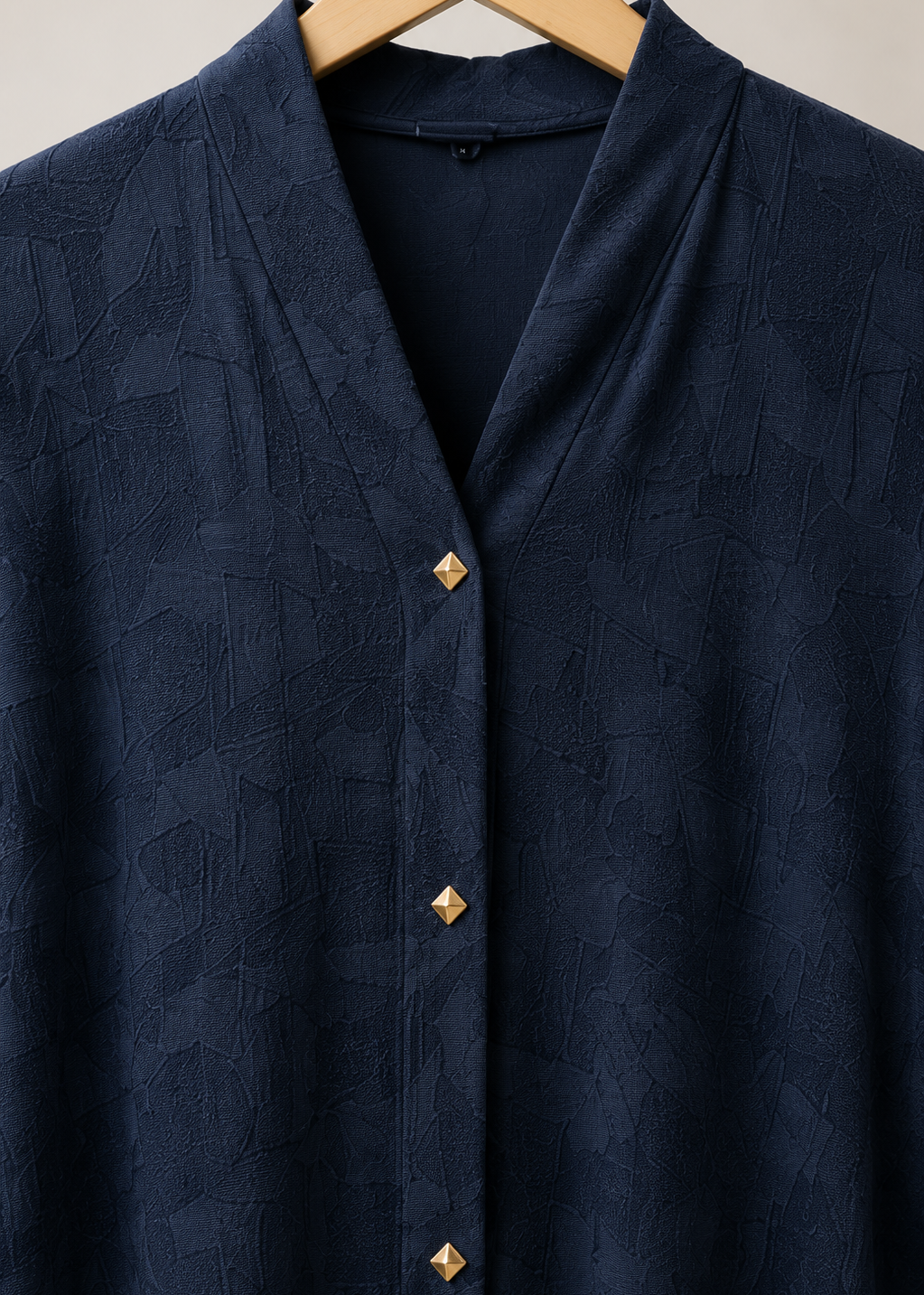 SAMRAH FRONT OPEN ABAYA | BLUE