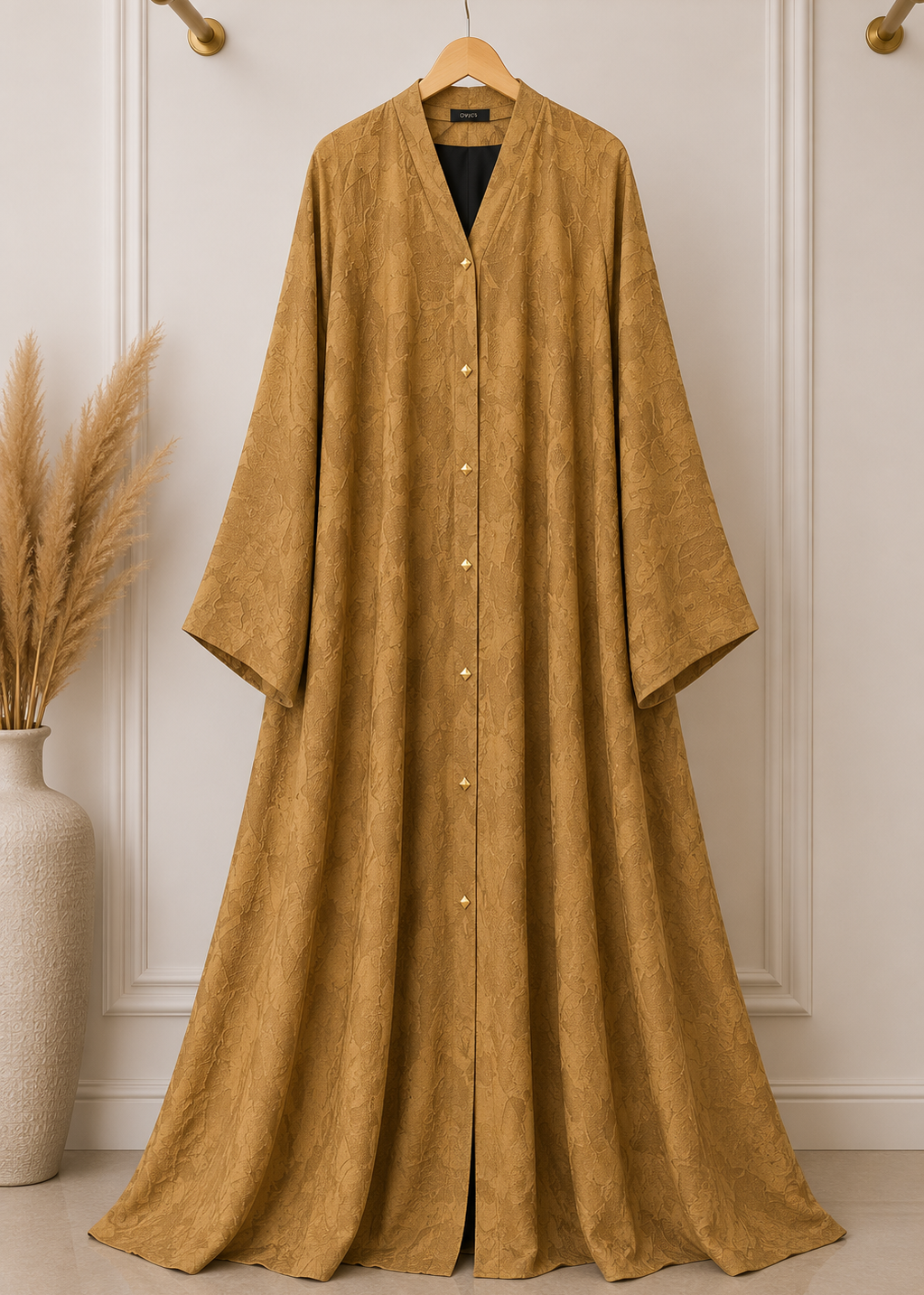 SAMRAH FRONT OPEN ABAYA | NUDE